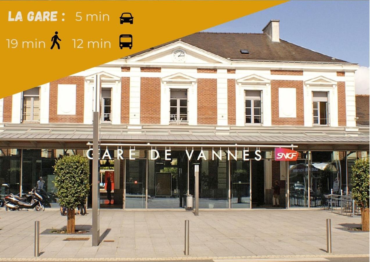 La Pause De Merimee - Jardin - Parking Vannes Kültér fotó